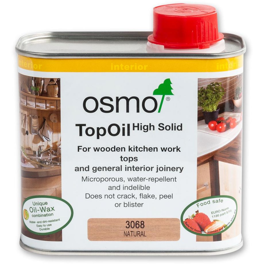 OSMO Top-Oil, 3068, Natural, Matt, 500ml — Woodwork Supply South Africa