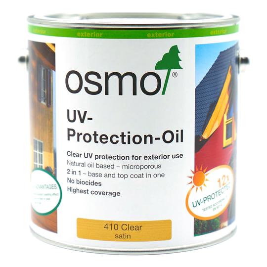 OSMO UV-Protection-Oil, 410, Clear, Satin , w/o Film Protection